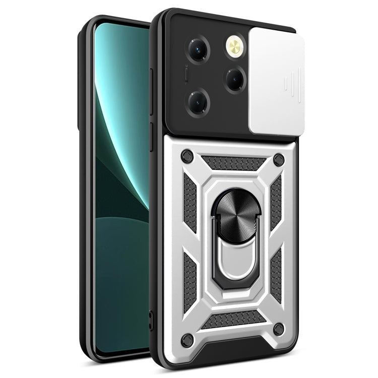 Sliding Camera Cover Design TPU+PC Phone Case, For Infinix Note 40 4G, For Infinix Hot 40 / 40 Pro 4G, For Infinix Hot 40i / Smart 8, For Infinix Note 30 5G, For Infinix Note 30 VIP, For Infinix Hot 30