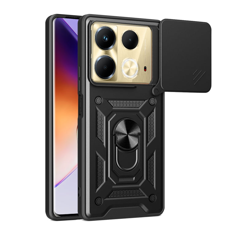 Sliding Camera Cover Design TPU+PC Phone Case, For Infinix Note 40 Pro/40 Pro+ 5G, For Infinix Note 40 4G, For Infinix Hot 40 / 40 Pro 4G, For Infinix Hot 40i / Smart 8, For Infinix Note 30 5G, For Infinix Note 30 VIP, For Infinix Hot 30