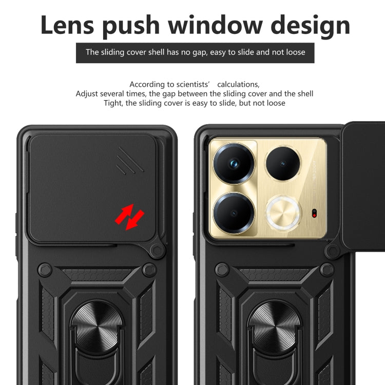 Sliding Camera Cover Design TPU+PC Phone Case, For Infinix Note 40 4G, For Infinix Hot 40 / 40 Pro 4G, For Infinix Hot 40i / Smart 8, For Infinix Note 30 5G, For Infinix Note 30 VIP, For Infinix Hot 30