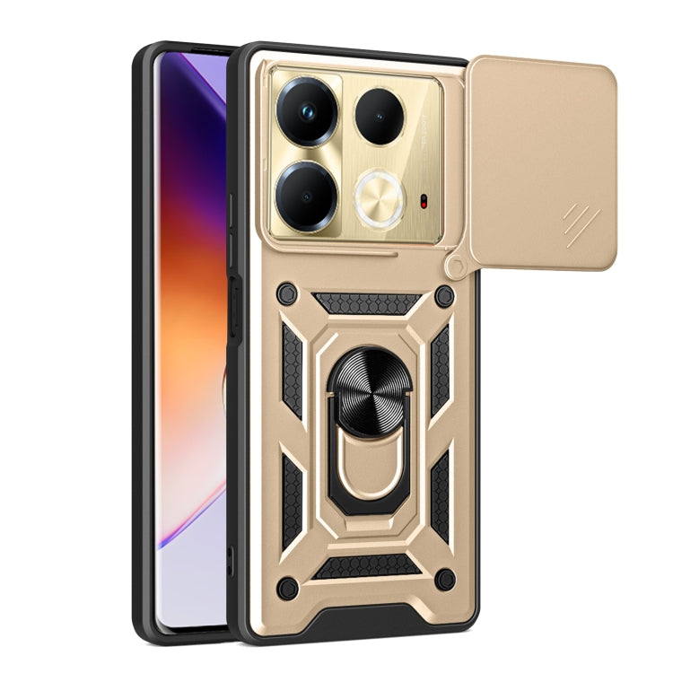 Sliding Camera Cover Design TPU+PC Phone Case, For Infinix Note 40 Pro/40 Pro+ 5G, For Infinix Note 40 4G, For Infinix Hot 40 / 40 Pro 4G, For Infinix Hot 40i / Smart 8, For Infinix Note 30 5G, For Infinix Note 30 VIP, For Infinix Hot 30