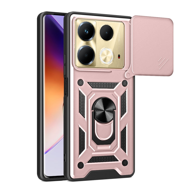 Sliding Camera Cover Design TPU+PC Phone Case, For Infinix Note 40 Pro/40 Pro+ 5G, For Infinix Note 40 4G, For Infinix Hot 40 / 40 Pro 4G, For Infinix Hot 40i / Smart 8, For Infinix Note 30 5G, For Infinix Note 30 VIP, For Infinix Hot 30
