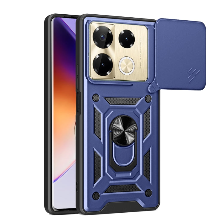 Sliding Camera Cover Design TPU+PC Phone Case, For Infinix Note 40 Pro/40 Pro+ 5G, For Infinix Note 40 4G, For Infinix Hot 40 / 40 Pro 4G, For Infinix Hot 40i / Smart 8, For Infinix Note 30 5G, For Infinix Note 30 VIP, For Infinix Hot 30