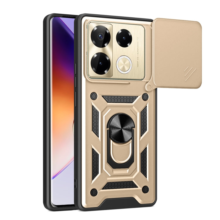 Sliding Camera Cover Design TPU+PC Phone Case, For Infinix Note 40 Pro/40 Pro+ 5G, For Infinix Note 40 4G, For Infinix Hot 40 / 40 Pro 4G, For Infinix Hot 40i / Smart 8, For Infinix Note 30 5G, For Infinix Note 30 VIP, For Infinix Hot 30