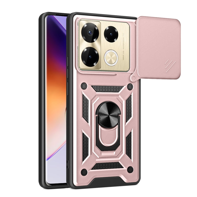 Sliding Camera Cover Design TPU+PC Phone Case, For Infinix Note 40 Pro/40 Pro+ 5G, For Infinix Note 40 4G, For Infinix Hot 40 / 40 Pro 4G, For Infinix Hot 40i / Smart 8, For Infinix Note 30 5G, For Infinix Note 30 VIP, For Infinix Hot 30