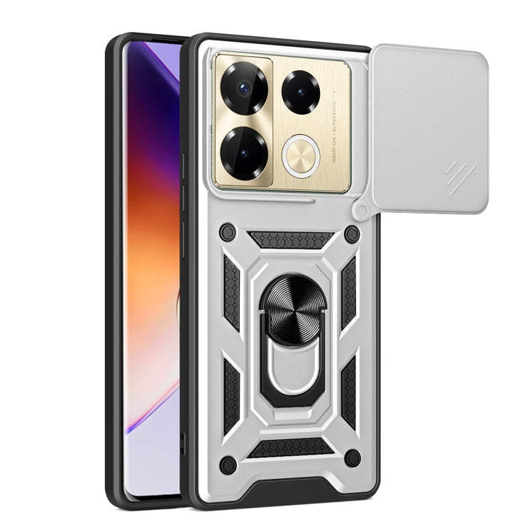 Sliding Camera Cover Design TPU+PC Phone Case, For Infinix Note 40 Pro/40 Pro+ 5G, For Infinix Note 40 4G, For Infinix Hot 40 / 40 Pro 4G, For Infinix Hot 40i / Smart 8, For Infinix Note 30 5G, For Infinix Note 30 VIP, For Infinix Hot 30