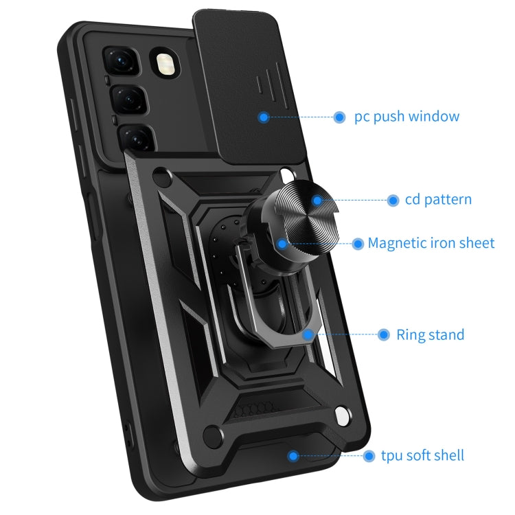 Sliding Camera Cover Design TPU+PC Phone Case, For Infinix Hot 50 4G, For Infinix Zero 40 5G, For Infinix Zero 40 4G, For Infinix Note 40X 5G, For Infinix Smart 8 Plus / 8 Pro, For Infinix Note 40 Pro/40 Pro+ 5G