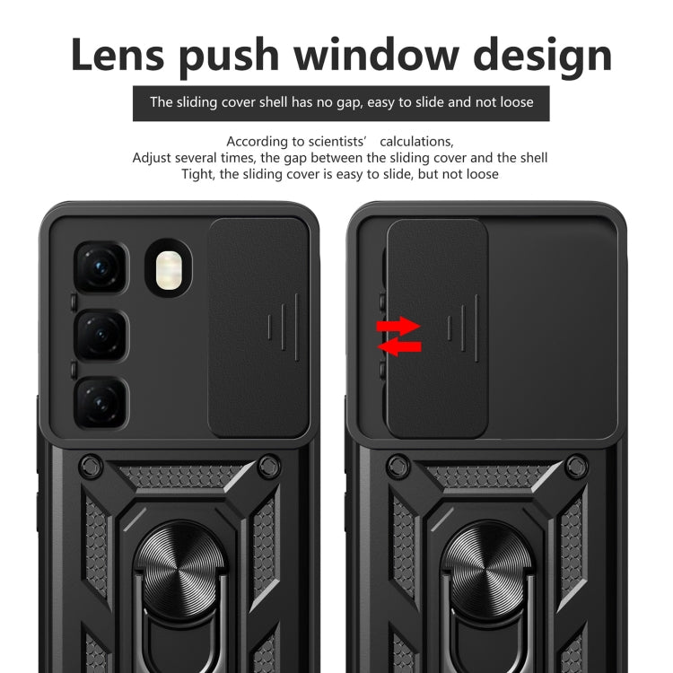 Sliding Camera Cover Design TPU+PC Phone Case, For Infinix Hot 50 4G, For Infinix Zero 40 5G, For Infinix Zero 40 4G, For Infinix Note 40X 5G, For Infinix Smart 8 Plus / 8 Pro, For Infinix Note 40 Pro/40 Pro+ 5G