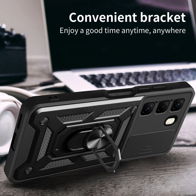 Sliding Camera Cover Design TPU+PC Phone Case, For Infinix Hot 50 4G, For Infinix Zero 40 5G, For Infinix Zero 40 4G, For Infinix Note 40X 5G, For Infinix Smart 8 Plus / 8 Pro, For Infinix Note 40 Pro/40 Pro+ 5G