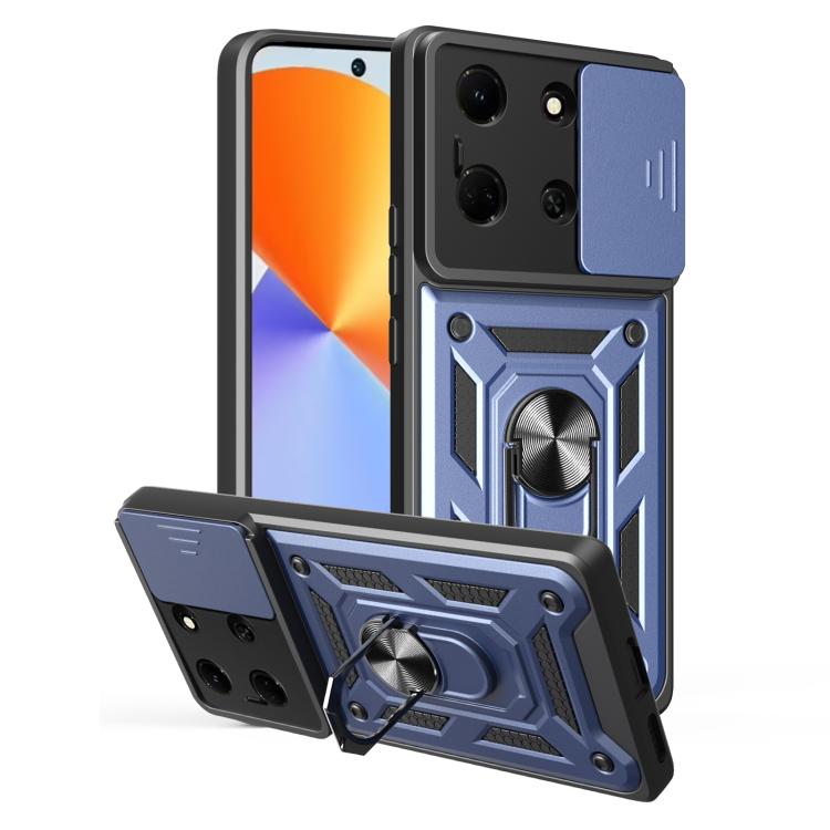 Sliding Camera Cover Design TPU+PC Phone Case, For Infinix Note 40 4G, For Infinix Hot 40 / 40 Pro 4G, For Infinix Hot 40i / Smart 8, For Infinix Note 30 5G, For Infinix Note 30 VIP, For Infinix Hot 30