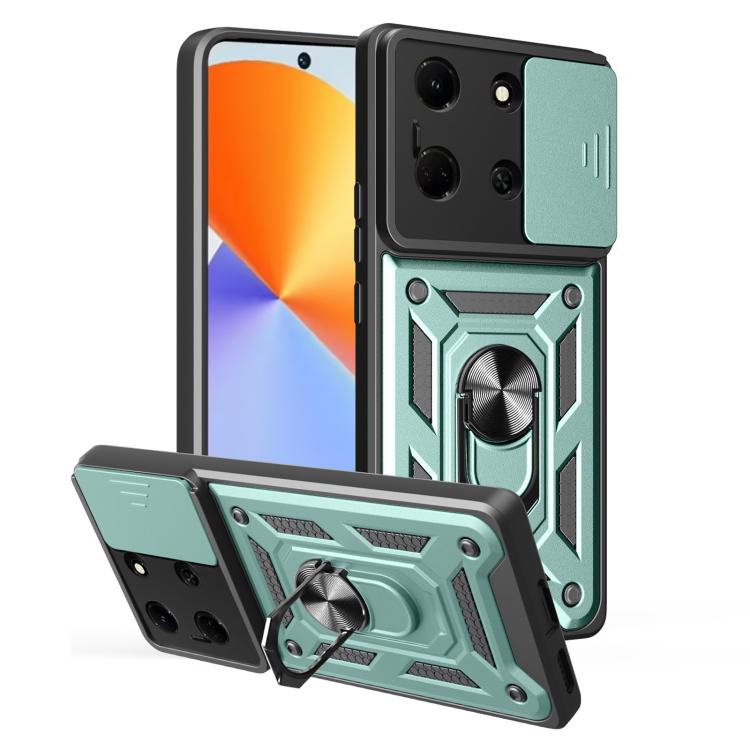 Sliding Camera Cover Design TPU+PC Phone Case, For Infinix Note 40 4G, For Infinix Hot 40 / 40 Pro 4G, For Infinix Hot 40i / Smart 8, For Infinix Note 30 5G, For Infinix Note 30 VIP, For Infinix Hot 30