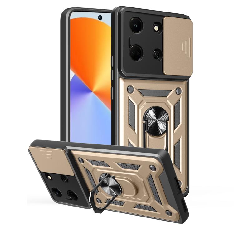 Sliding Camera Cover Design TPU+PC Phone Case, For Infinix Note 40 4G, For Infinix Hot 40 / 40 Pro 4G, For Infinix Hot 40i / Smart 8, For Infinix Note 30 5G, For Infinix Note 30 VIP, For Infinix Hot 30