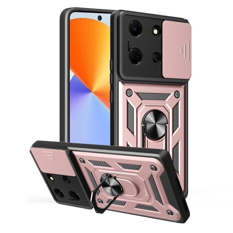 Sliding Camera Cover Design TPU+PC Phone Case, For Infinix Note 40 4G, For Infinix Hot 40 / 40 Pro 4G, For Infinix Hot 40i / Smart 8, For Infinix Note 30 5G, For Infinix Note 30 VIP, For Infinix Hot 30
