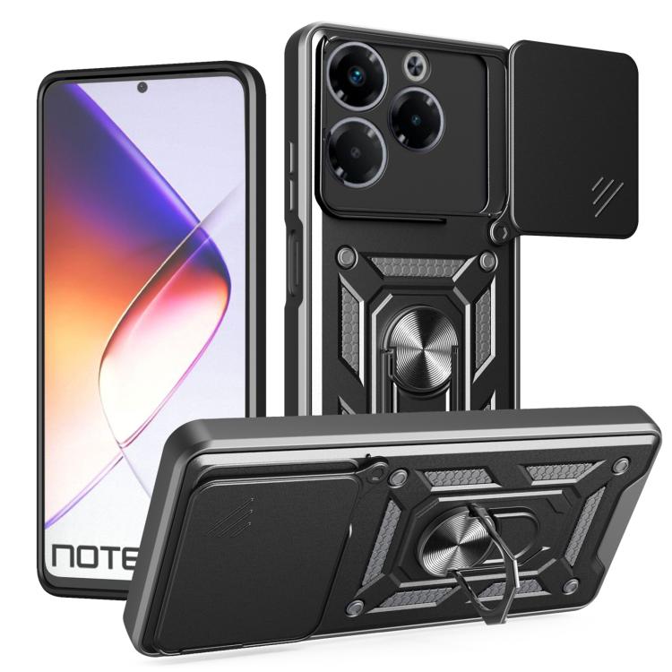 Sliding Camera Cover Design TPU+PC Phone Case, For Infinix Hot 50 4G, For Infinix Zero 40 5G, For Infinix Zero 40 4G, For Infinix Note 40X 5G, For Infinix Smart 8 Plus / 8 Pro, For Infinix Note 40 Pro/40 Pro+ 5G
