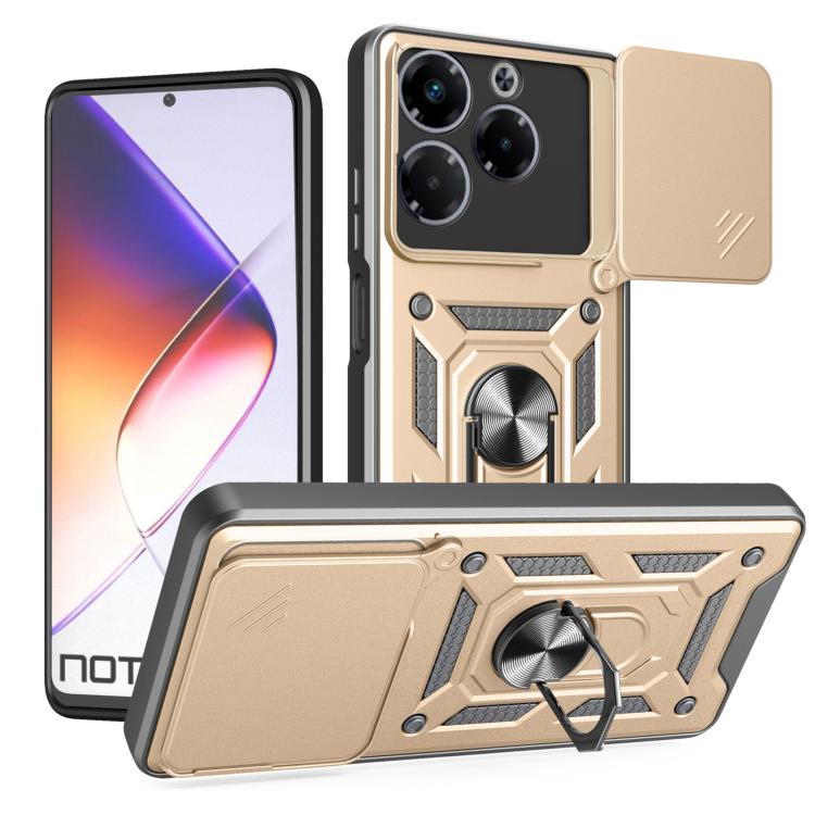 Sliding Camera Cover Design TPU+PC Phone Case, For Infinix Hot 50 4G, For Infinix Zero 40 5G, For Infinix Zero 40 4G, For Infinix Note 40X 5G, For Infinix Smart 8 Plus / 8 Pro, For Infinix Note 40 Pro/40 Pro+ 5G