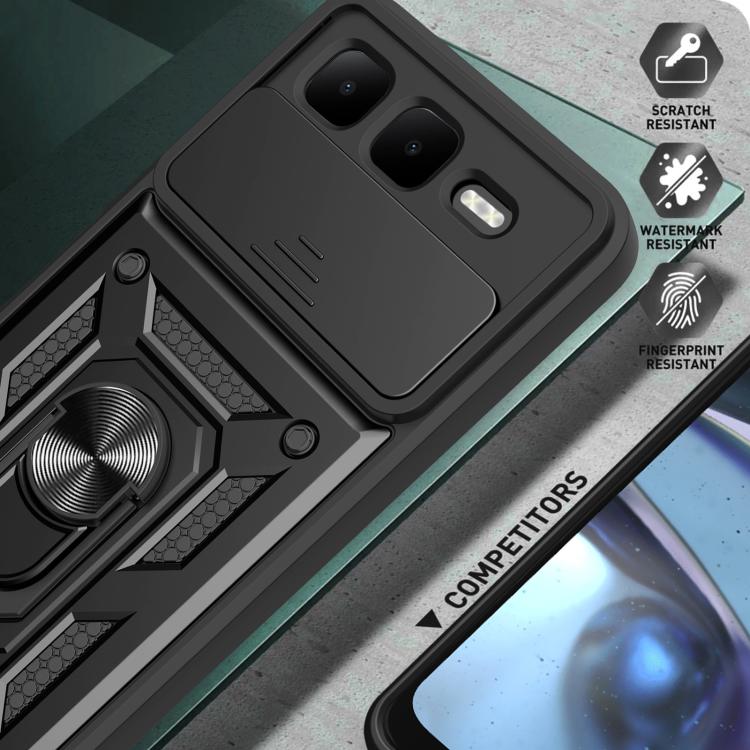 Sliding Camera Cover Design TPU+PC Phone Case, For Infinix Smart 10 Plus 4G, For Infinix GT 30 Pro, For Infinix Note 50s, For Infinix Note 50x, For Infinix Note 50 Pro 4G, For Infinix Hot 50 Pro 4G