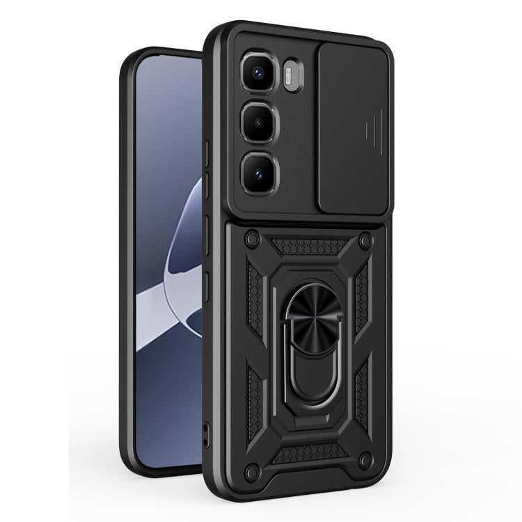 Sliding Camera Cover Design TPU+PC Phone Case, For Infinix Hot 70 5G, For Infinix Note Edge 5G, For Infinix Note 60 Pro / 60 Pro 5G, For Infinix Hot 60i 5G, For Infinix Hot 60 Pro 4G, For Infinix Smart 10 Plus 4G