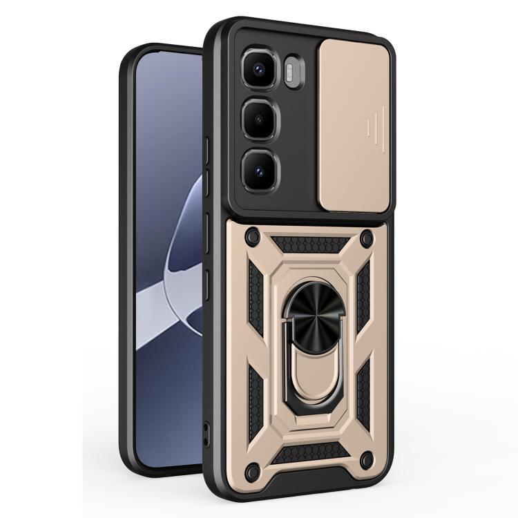 Sliding Camera Cover Design TPU+PC Phone Case, For Infinix Hot 70 5G, For Infinix Note Edge 5G, For Infinix Note 60 Pro / 60 Pro 5G, For Infinix Hot 60i 5G, For Infinix Hot 60 Pro 4G, For Infinix Smart 10 Plus 4G