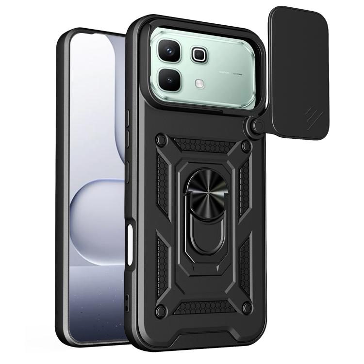 Sliding Camera Cover Design TPU+PC Phone Case, For Infinix Hot 70 5G, For Infinix Note Edge 5G, For Infinix Note 60 Pro / 60 Pro 5G, For Infinix Hot 60i 5G, For Infinix Hot 60 Pro 4G, For Infinix Smart 10 Plus 4G