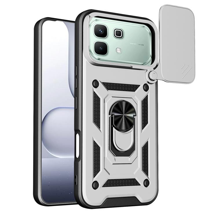 Sliding Camera Cover Design TPU+PC Phone Case, For Infinix Hot 70 5G, For Infinix Note Edge 5G, For Infinix Note 60 Pro / 60 Pro 5G, For Infinix Hot 60i 5G, For Infinix Hot 60 Pro 4G, For Infinix Smart 10 Plus 4G