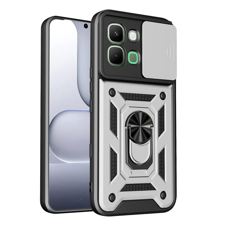 Sliding Camera Cover Design TPU+PC Phone Case, For Infinix Hot 70 5G, For Infinix Note Edge 5G, For Infinix Note 60 Pro / 60 Pro 5G, For Infinix Hot 60i 5G, For Infinix Hot 60 Pro 4G, For Infinix Smart 10 Plus 4G
