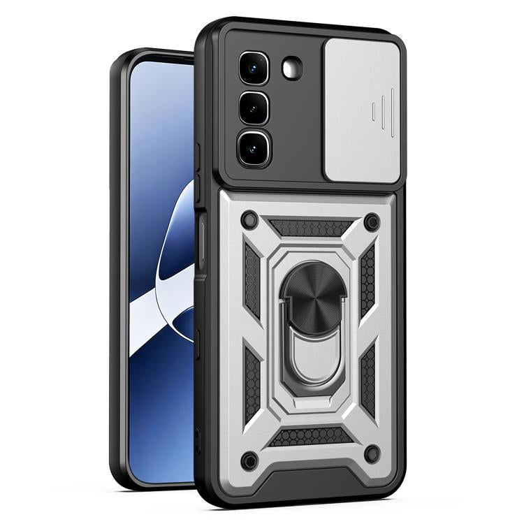 Sliding Camera Cover Design TPU+PC Phone Case, For Infinix Hot 70 5G, For Infinix Note 60 Ultra 5G, For Infinix Note Edge 5G, For Infinix Note 60 Pro / 60 Pro 5G, For Infinix Hot 60i 5G, For Infinix Hot 60 Pro 4G