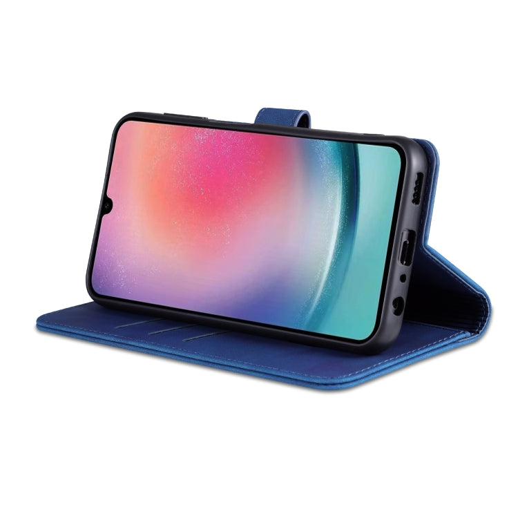AZNS Skin Feel Calf Texture Flip Leather Phone Case, For Samsung Galaxy A24 4G / A25, For Samsung Galaxy S24 Ultra 5G, For Samsung Galaxy A55 5G, For Samsung Galaxy A35 5G, For Samsung Galaxy S24+ 5G, For Samsung Galaxy S24 5G, For Samsung Galaxy A15  ...
