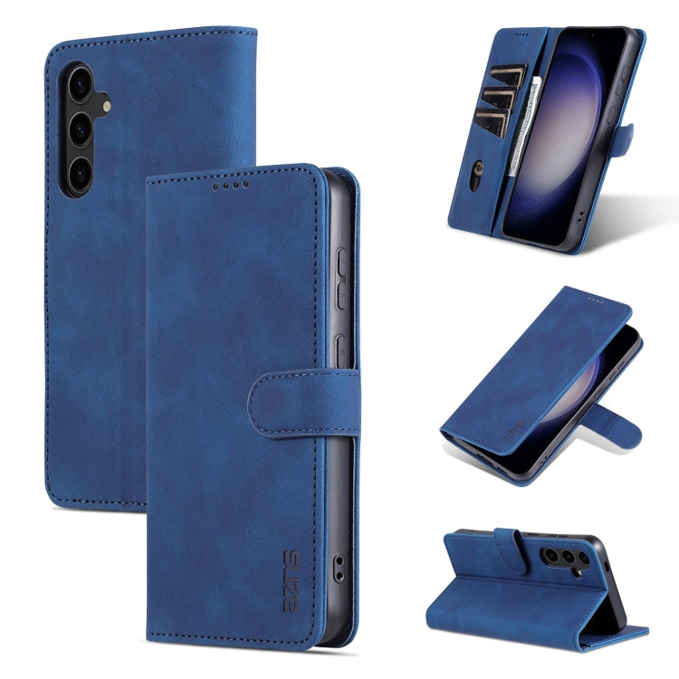 AZNS Skin Feel Calf Texture Flip Leather Phone Case, For Samsung Galaxy A35 5G, For Samsung Galaxy A24 4G / A25, For Samsung Galaxy S24 Ultra 5G, For Samsung Galaxy A55 5G, For Samsung Galaxy S24+ 5G, For Samsung Galaxy S24 5G, For Samsung Galaxy A15  ...