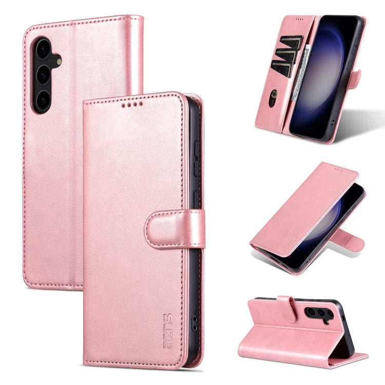 AZNS Skin Feel Calf Texture Flip Leather Phone Case, For Samsung Galaxy A35 5G, For Samsung Galaxy A24 4G / A25, For Samsung Galaxy S24 Ultra 5G, For Samsung Galaxy A55 5G, For Samsung Galaxy S24+ 5G, For Samsung Galaxy S24 5G, For Samsung Galaxy A15  ...