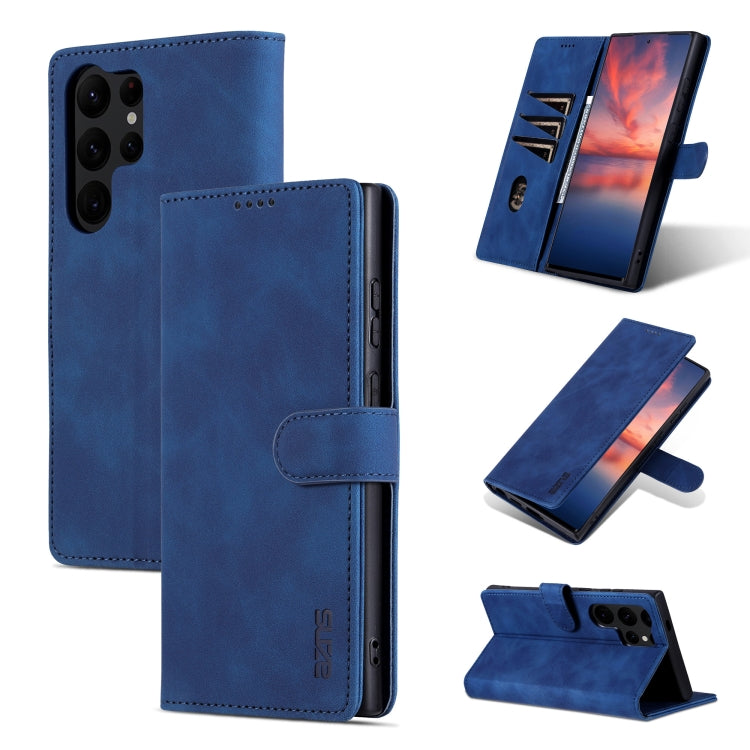 AZNS Skin Feel Calf Texture Flip Leather Phone Case, For Samsung Galaxy A24 4G / A25, For Samsung Galaxy S24 Ultra 5G, For Samsung Galaxy A55 5G, For Samsung Galaxy A35 5G, For Samsung Galaxy S24+ 5G, For Samsung Galaxy S24 5G, For Samsung Galaxy A15  ...