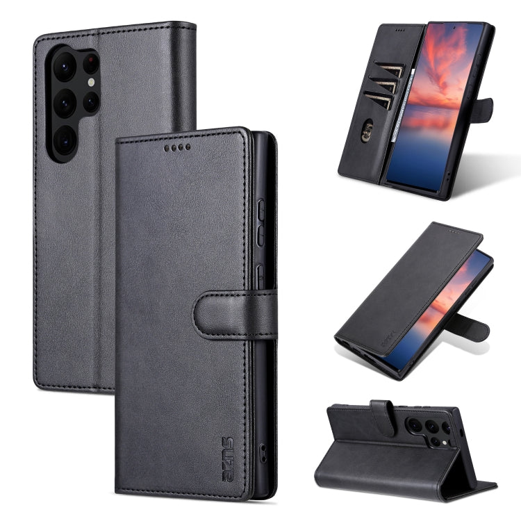 AZNS Skin Feel Calf Texture Flip Leather Phone Case, For Samsung Galaxy A24 4G / A25, For Samsung Galaxy S24 Ultra 5G, For Samsung Galaxy A55 5G, For Samsung Galaxy A35 5G, For Samsung Galaxy S24+ 5G, For Samsung Galaxy S24 5G, For Samsung Galaxy A15  ...