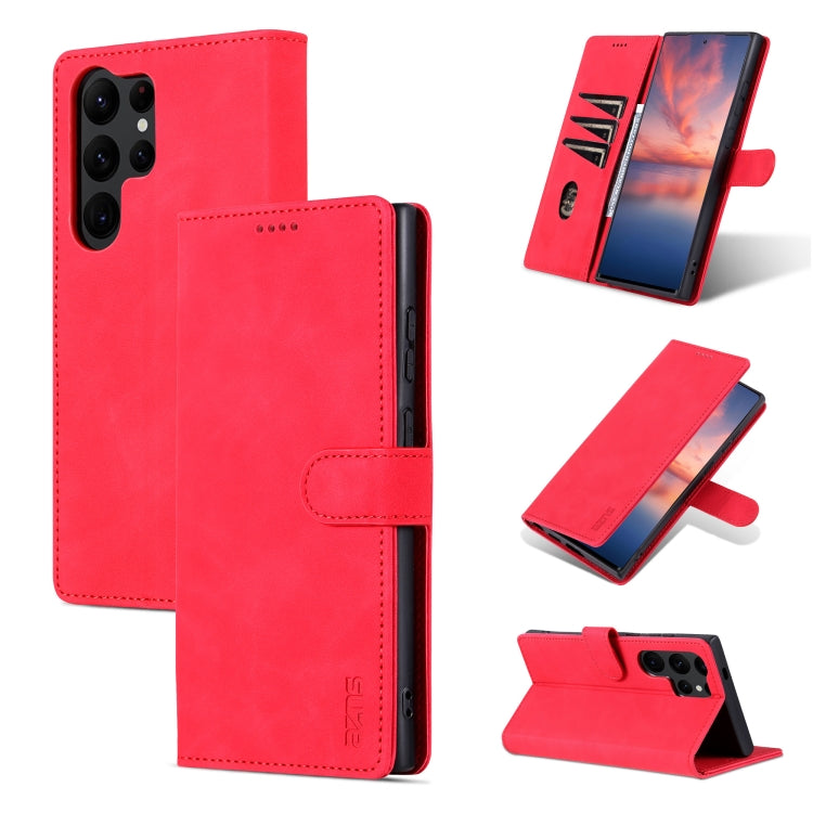 AZNS Skin Feel Calf Texture Flip Leather Phone Case, For Samsung Galaxy A24 4G / A25, For Samsung Galaxy S24 Ultra 5G, For Samsung Galaxy A55 5G, For Samsung Galaxy A35 5G, For Samsung Galaxy S24+ 5G, For Samsung Galaxy S24 5G, For Samsung Galaxy A15  ...