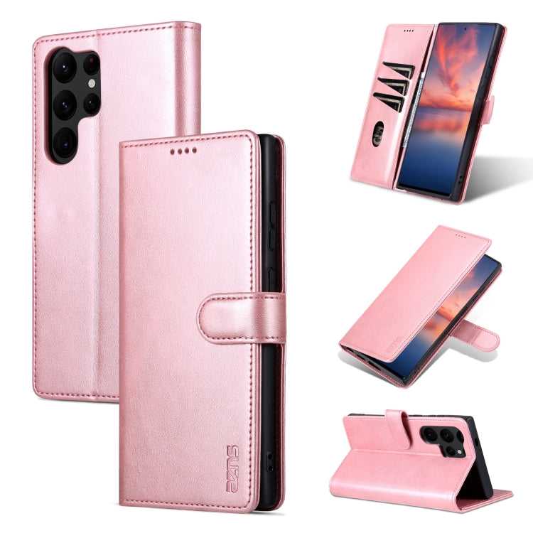 AZNS Skin Feel Calf Texture Flip Leather Phone Case, For Samsung Galaxy A24 4G / A25, For Samsung Galaxy S24 Ultra 5G, For Samsung Galaxy A55 5G, For Samsung Galaxy A35 5G, For Samsung Galaxy S24+ 5G, For Samsung Galaxy S24 5G, For Samsung Galaxy A15  ...