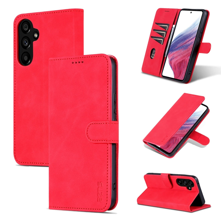 AZNS Skin Feel Calf Texture Flip Leather Phone Case, For Samsung Galaxy A24 4G / A25, For Samsung Galaxy S24 Ultra 5G, For Samsung Galaxy A55 5G, For Samsung Galaxy A35 5G, For Samsung Galaxy S24+ 5G, For Samsung Galaxy S24 5G, For Samsung Galaxy A15  ...