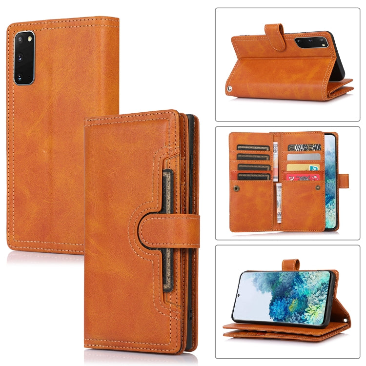 Wristband Card Slot Leather Phone Case, For Samsung Galaxy S20 Ultra, For Samsung Galaxy S20, For Samsung Galaxy S20+