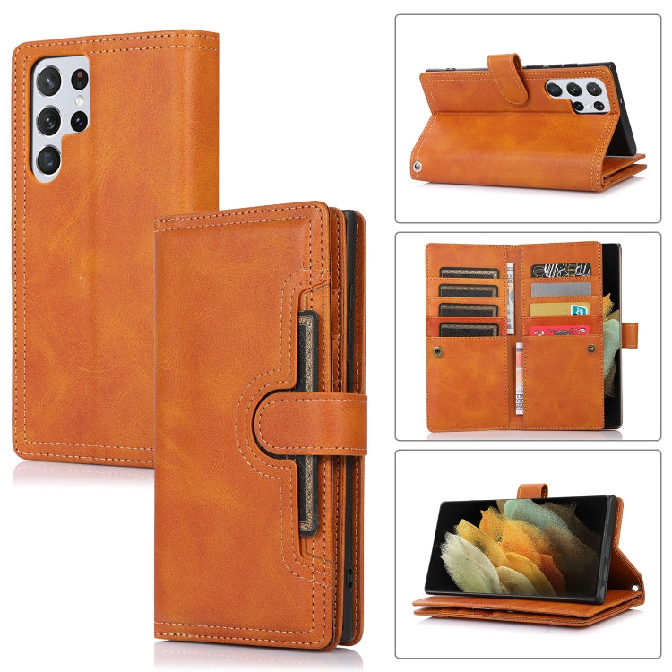 Wristband Card Slot Leather Phone Case, For Samsung Galaxy S22 Ultra 5G, For Samsung Galaxy S22+ 5G, For Samsung Galaxy S22 5G, For Samsung Galaxy S21 5G, For Samsung Galaxy S21+ 5G, For Samsung Galaxy S21 Ultra 5G, For Samsung Galaxy Note20 Ultra     ...