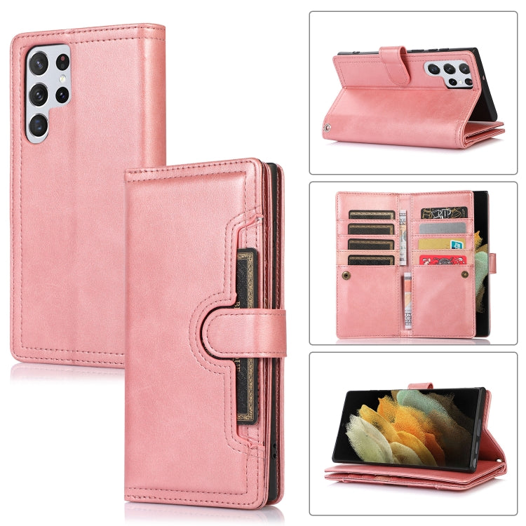Wristband Card Slot Leather Phone Case, For Samsung Galaxy S22 Ultra 5G, For Samsung Galaxy S22+ 5G, For Samsung Galaxy S22 5G, For Samsung Galaxy S21 5G, For Samsung Galaxy S21+ 5G, For Samsung Galaxy S21 Ultra 5G, For Samsung Galaxy Note20 Ultra     ...