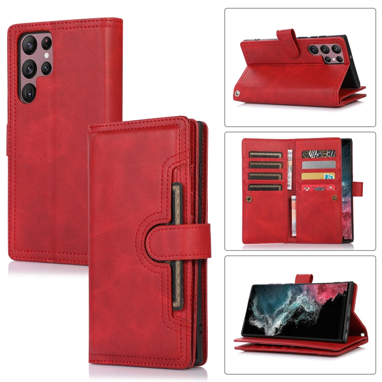 Wristband Card Slot Leather Phone Case, For Samsung Galaxy S22 Ultra 5G, For Samsung Galaxy S22+ 5G, For Samsung Galaxy S22 5G, For Samsung Galaxy S21 5G, For Samsung Galaxy S21+ 5G, For Samsung Galaxy S21 Ultra 5G, For Samsung Galaxy Note20 Ultra     ...