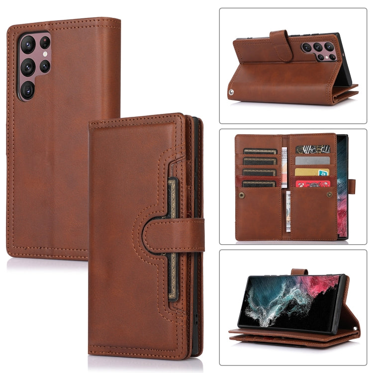 Wristband Card Slot Leather Phone Case, For Samsung Galaxy S22 Ultra 5G, For Samsung Galaxy S22+ 5G, For Samsung Galaxy S22 5G, For Samsung Galaxy S21 5G, For Samsung Galaxy S21+ 5G, For Samsung Galaxy S21 Ultra 5G, For Samsung Galaxy Note20 Ultra     ...