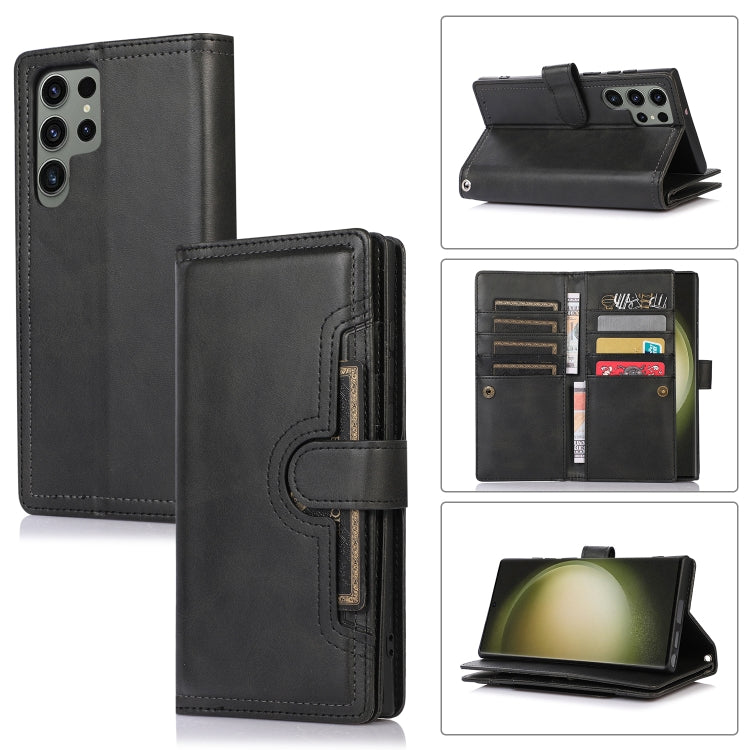 Wristband Card Slot Leather Phone Case, For Samsung Galaxy S26 Edge 5G, For Samsung Galaxy S26 Ultra 5G, For Samsung Galaxy S24 Ultra 5G, For Samsung Galaxy S24+ 5G, For Samsung Galaxy S24 5G, For Samsung Galaxy S23 Ultra 5G, For Samsung Galaxy S23+ 5G...