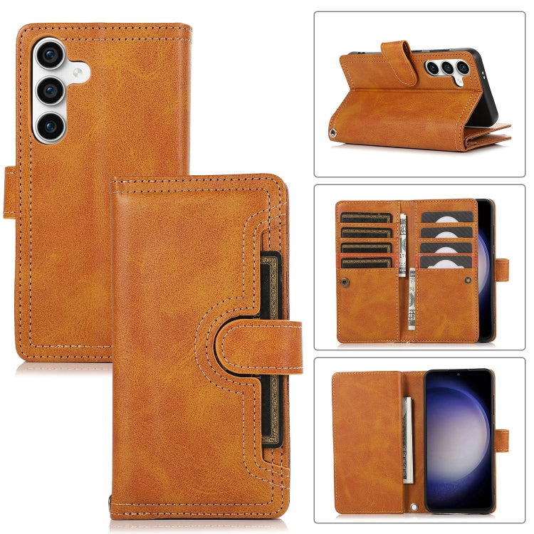 Wristband Card Slot Leather Phone Case, For Samsung Galaxy S26 Edge 5G, For Samsung Galaxy S26 Ultra 5G, For Samsung Galaxy S24 Ultra 5G, For Samsung Galaxy S24+ 5G, For Samsung Galaxy S24 5G, For Samsung Galaxy S23 Ultra 5G, For Samsung Galaxy S23+ 5G...