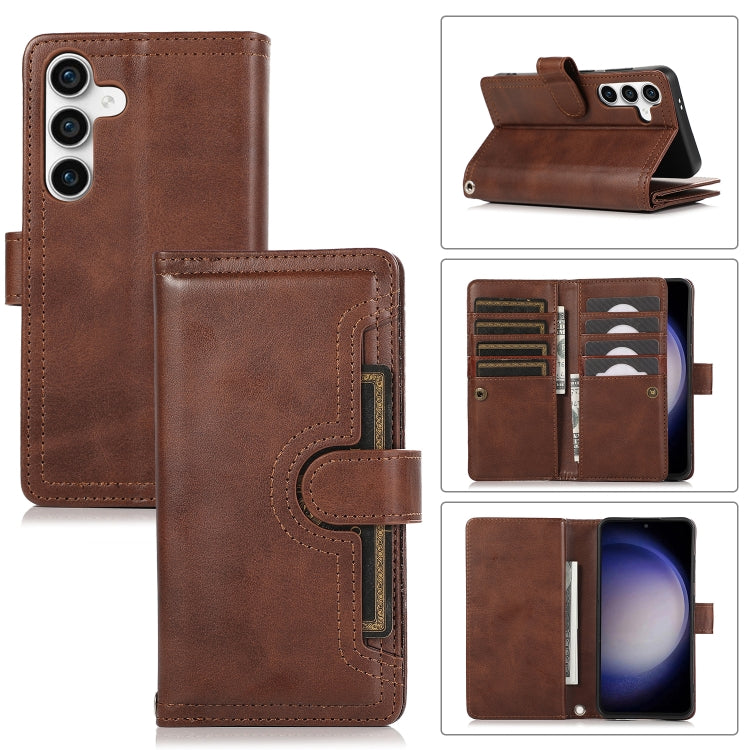 Wristband Card Slot Leather Phone Case, For Samsung Galaxy S26 Edge 5G, For Samsung Galaxy S26 Ultra 5G, For Samsung Galaxy S24 Ultra 5G, For Samsung Galaxy S24+ 5G, For Samsung Galaxy S24 5G, For Samsung Galaxy S23 Ultra 5G, For Samsung Galaxy S23+ 5G...