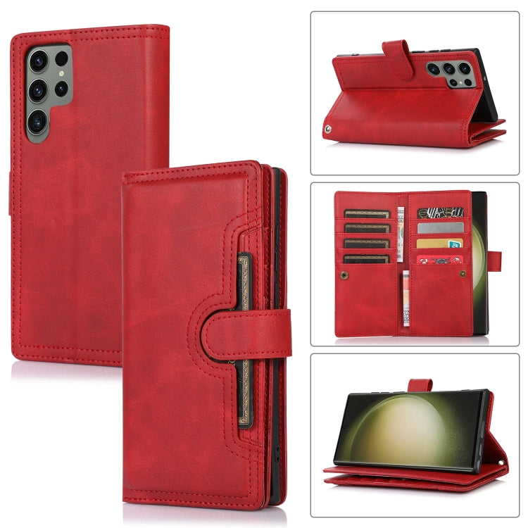 Wristband Card Slot Leather Phone Case, For Samsung Galaxy S26 Edge 5G, For Samsung Galaxy S26 Ultra 5G, For Samsung Galaxy S24 Ultra 5G, For Samsung Galaxy S24+ 5G, For Samsung Galaxy S24 5G, For Samsung Galaxy S23 Ultra 5G, For Samsung Galaxy S23+ 5G...