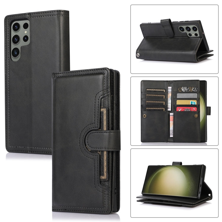 Wristband Card Slot Leather Phone Case, For Samsung Galaxy S26 Edge 5G, For Samsung Galaxy S26 Ultra 5G, For Samsung Galaxy S24 Ultra 5G, For Samsung Galaxy S24+ 5G, For Samsung Galaxy S24 5G, For Samsung Galaxy S23 Ultra 5G, For Samsung Galaxy S23+ 5G...