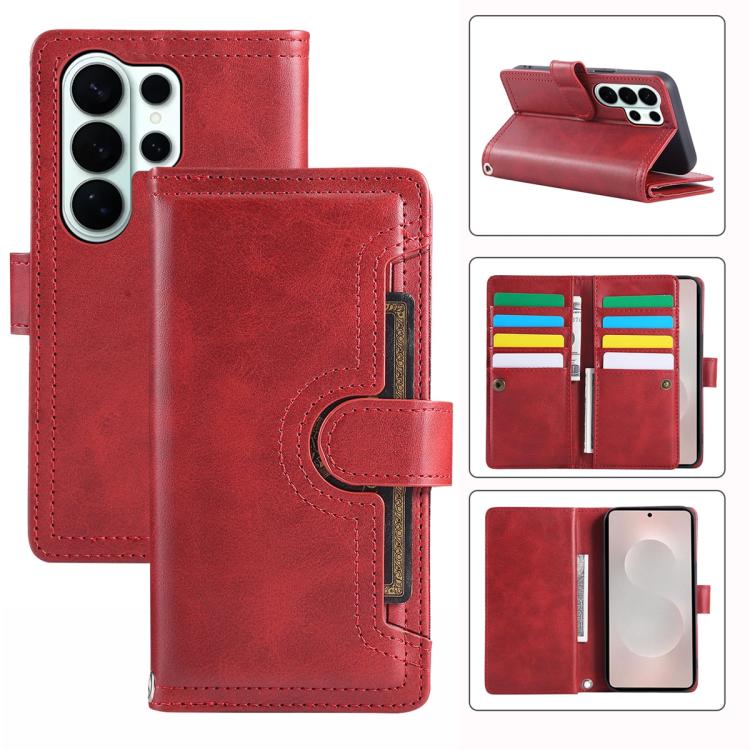Wristband Card Slot Leather Phone Case, For Samsung Galaxy S26 Edge 5G, For Samsung Galaxy S26 Ultra 5G, For Samsung Galaxy S24 Ultra 5G, For Samsung Galaxy S24+ 5G, For Samsung Galaxy S24 5G, For Samsung Galaxy S23 Ultra 5G, For Samsung Galaxy S23+ 5G...