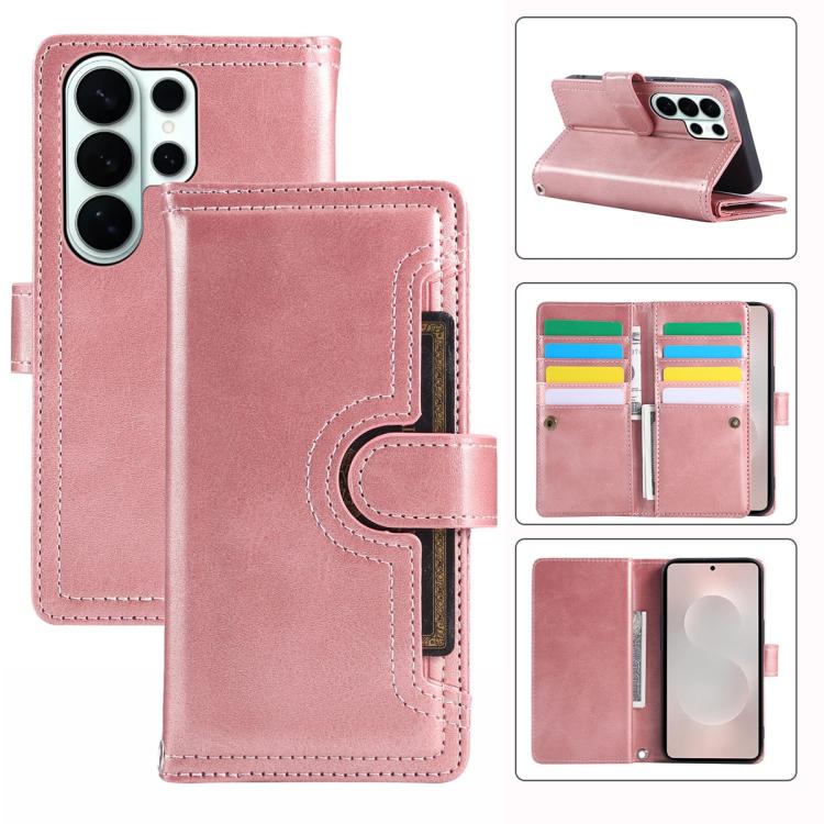 Wristband Card Slot Leather Phone Case, For Samsung Galaxy S26 Edge 5G, For Samsung Galaxy S26 Ultra 5G, For Samsung Galaxy S24 Ultra 5G, For Samsung Galaxy S24+ 5G, For Samsung Galaxy S24 5G, For Samsung Galaxy S23 Ultra 5G, For Samsung Galaxy S23+ 5G...