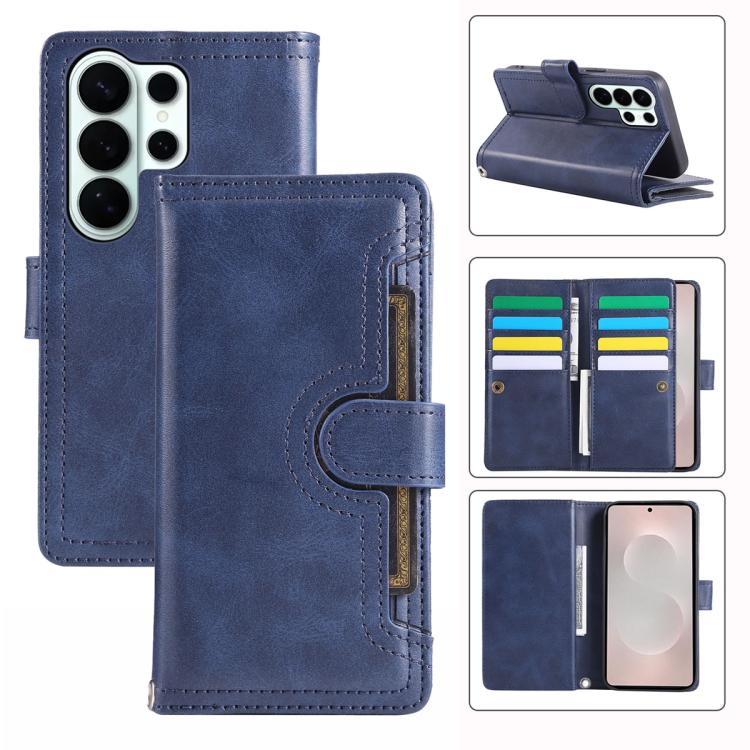 Wristband Card Slot Leather Phone Case, For Samsung Galaxy S26 Edge 5G, For Samsung Galaxy S26 Ultra 5G, For Samsung Galaxy S24 Ultra 5G, For Samsung Galaxy S24+ 5G, For Samsung Galaxy S24 5G, For Samsung Galaxy S23 Ultra 5G, For Samsung Galaxy S23+ 5G...