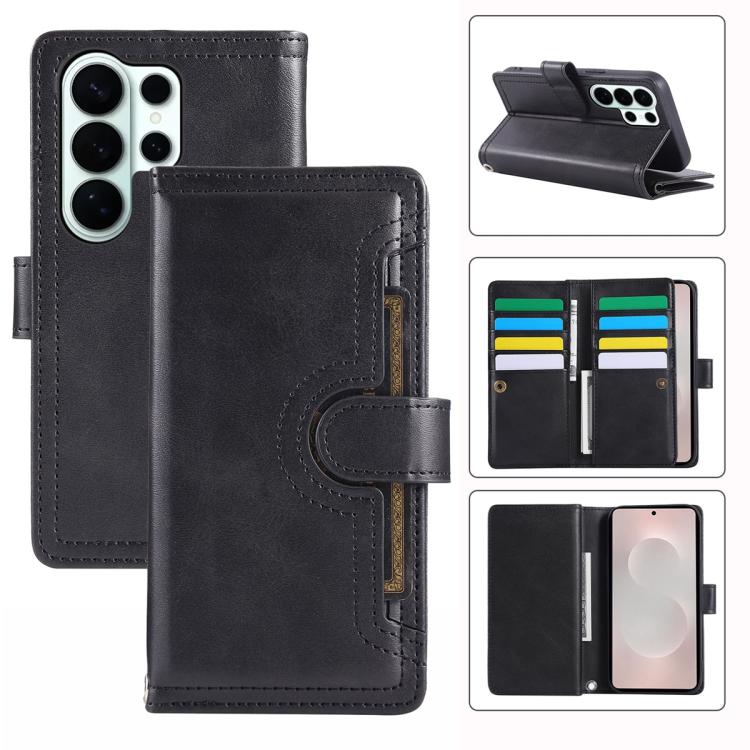 Wristband Card Slot Leather Phone Case, For Samsung Galaxy S26 Edge 5G, For Samsung Galaxy S26 Ultra 5G, For Samsung Galaxy S24 Ultra 5G, For Samsung Galaxy S24+ 5G, For Samsung Galaxy S24 5G, For Samsung Galaxy S23 Ultra 5G, For Samsung Galaxy S23+ 5G...