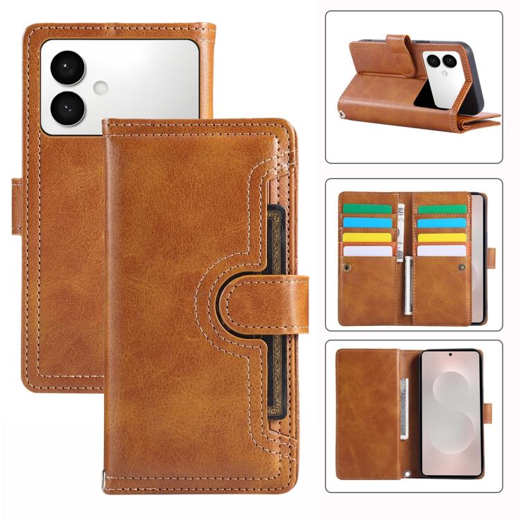 Wristband Card Slot Leather Phone Case, For Samsung Galaxy S26 Edge 5G, For Samsung Galaxy S26 Ultra 5G, For Samsung Galaxy S24 Ultra 5G, For Samsung Galaxy S24+ 5G, For Samsung Galaxy S24 5G, For Samsung Galaxy S23 Ultra 5G, For Samsung Galaxy S23+ 5G...