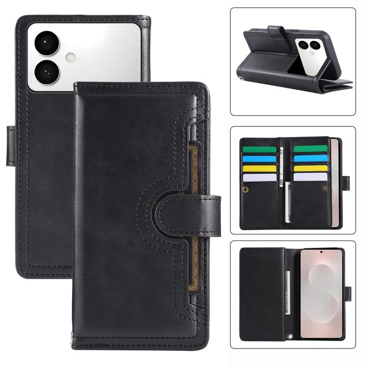 Wristband Card Slot Leather Phone Case, For Samsung Galaxy S26 Edge 5G, For Samsung Galaxy S26 Ultra 5G, For Samsung Galaxy S24 Ultra 5G, For Samsung Galaxy S24+ 5G, For Samsung Galaxy S24 5G, For Samsung Galaxy S23 Ultra 5G, For Samsung Galaxy S23+ 5G...