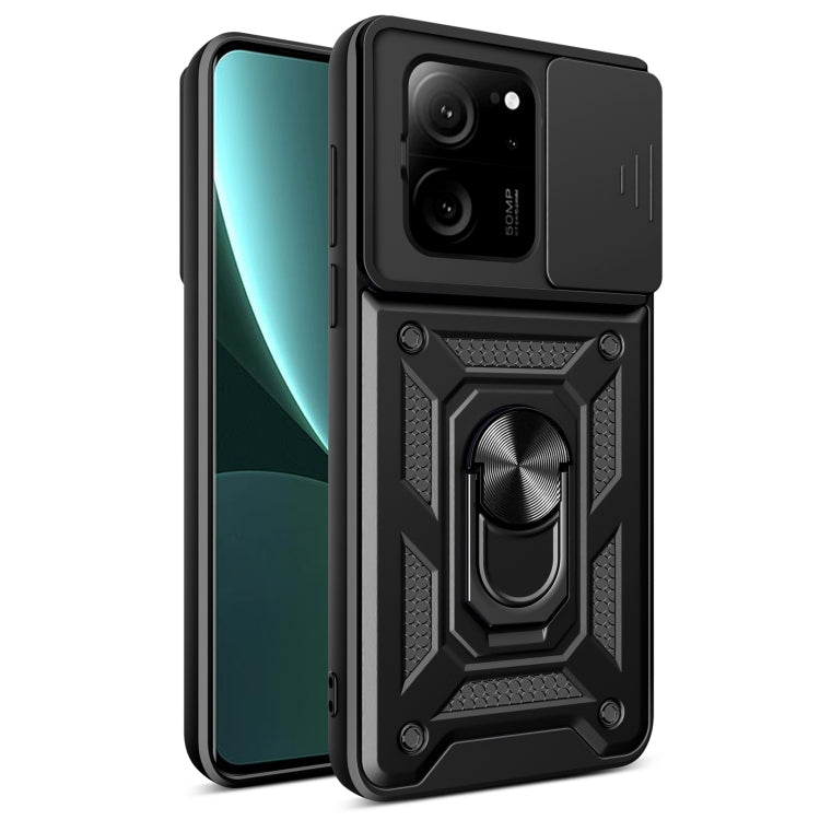 Sliding Camera Cover Design TPU Hybrid PC Phone Case, For Xiaomi Redmi 13C 4G, For Xiaomi Redmi Note 13 Pro 5G, For Xiaomi Redmi K60 Ultra 5G, For Xiaomi 13T/13T Pro/Redmi K60 Ultra, For Xiaomi Redmi A1+